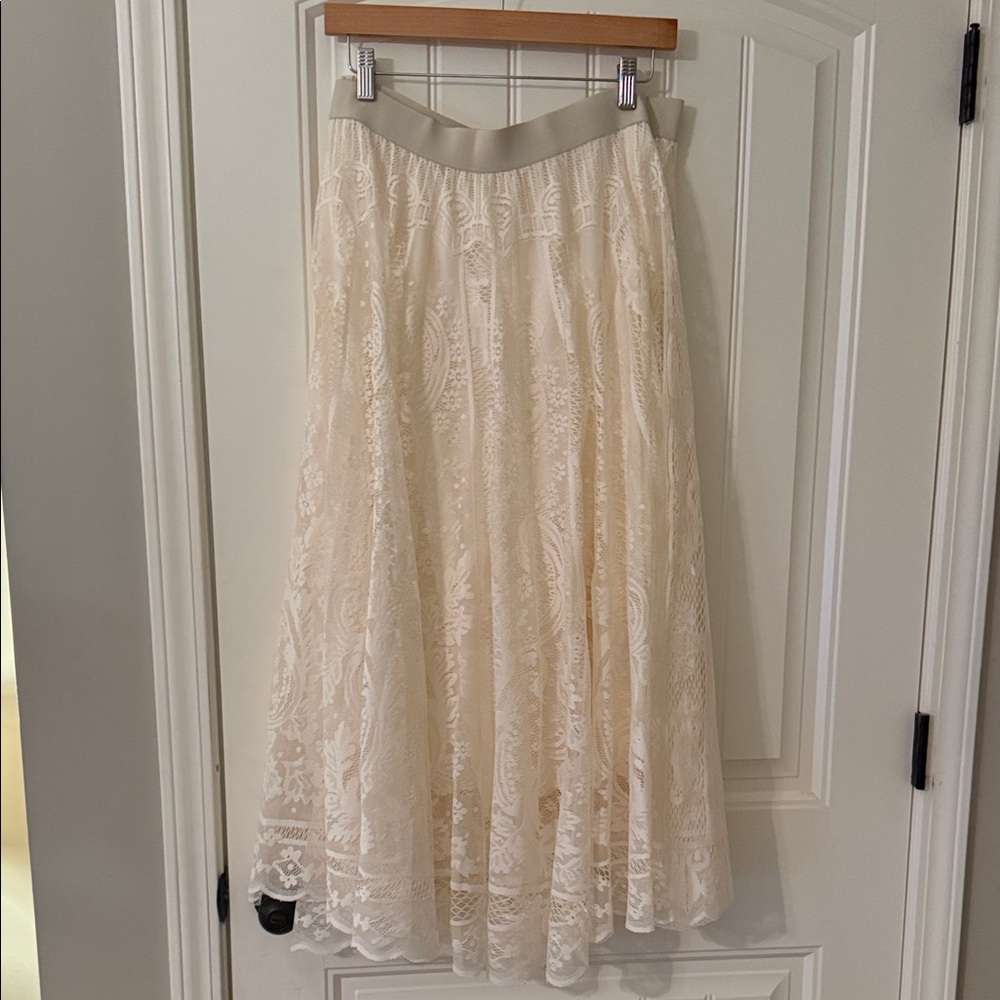 SHEIN Curve Lace Skirt Lined size 1X